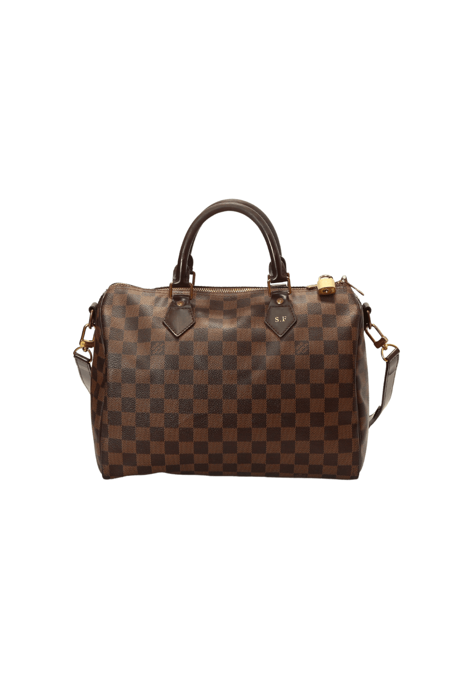 DAMIER ÉBÈNE SPEEDY 30 BANDOULIÈRE