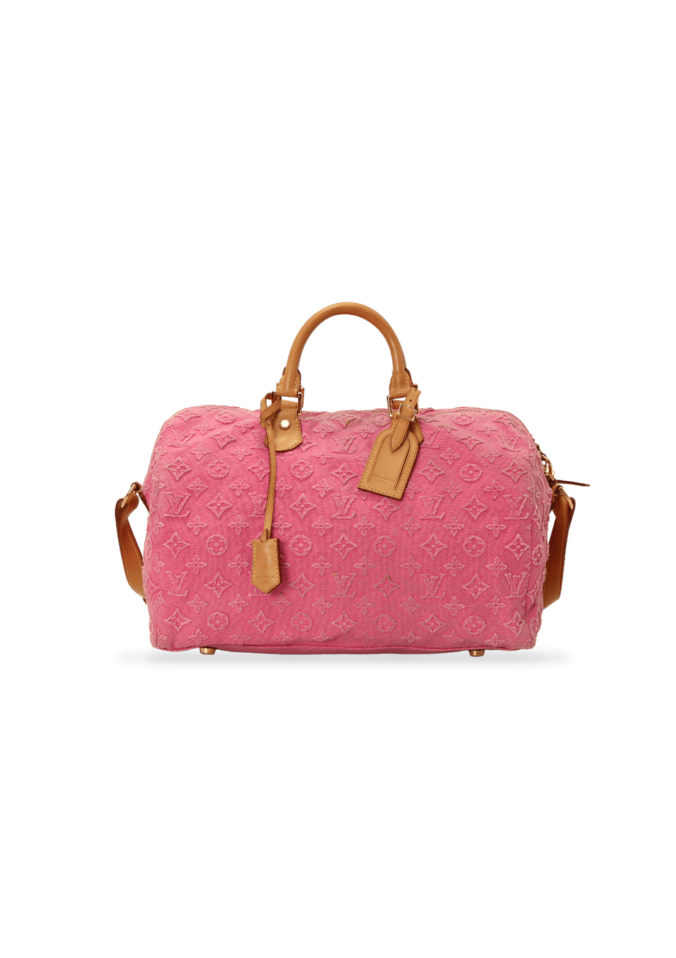 MONOGRAM DENIM SPEEDY 35 BANDOULIERE
