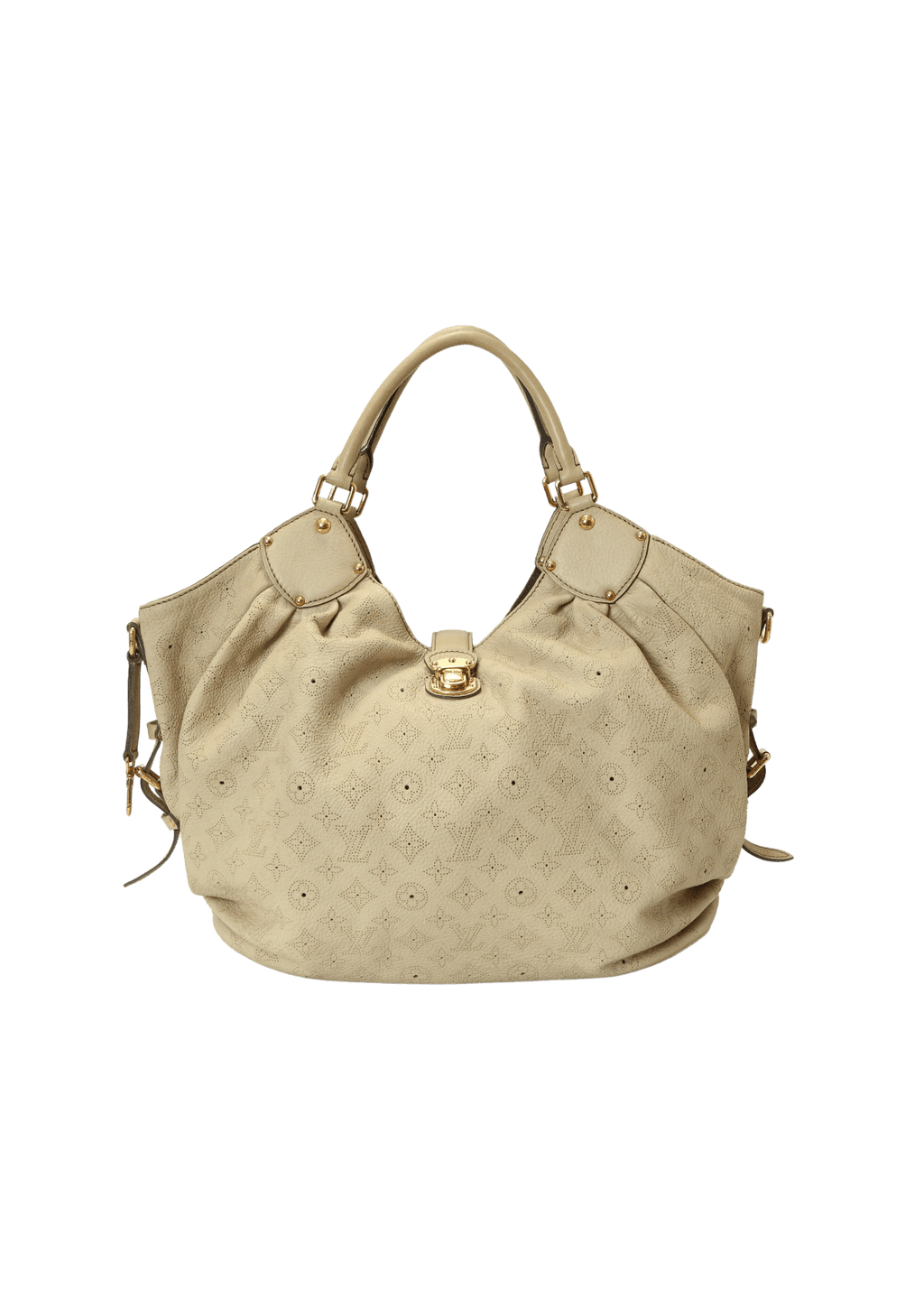 Louis Vuitton Xlg Cream Mahina Shoulder Bag