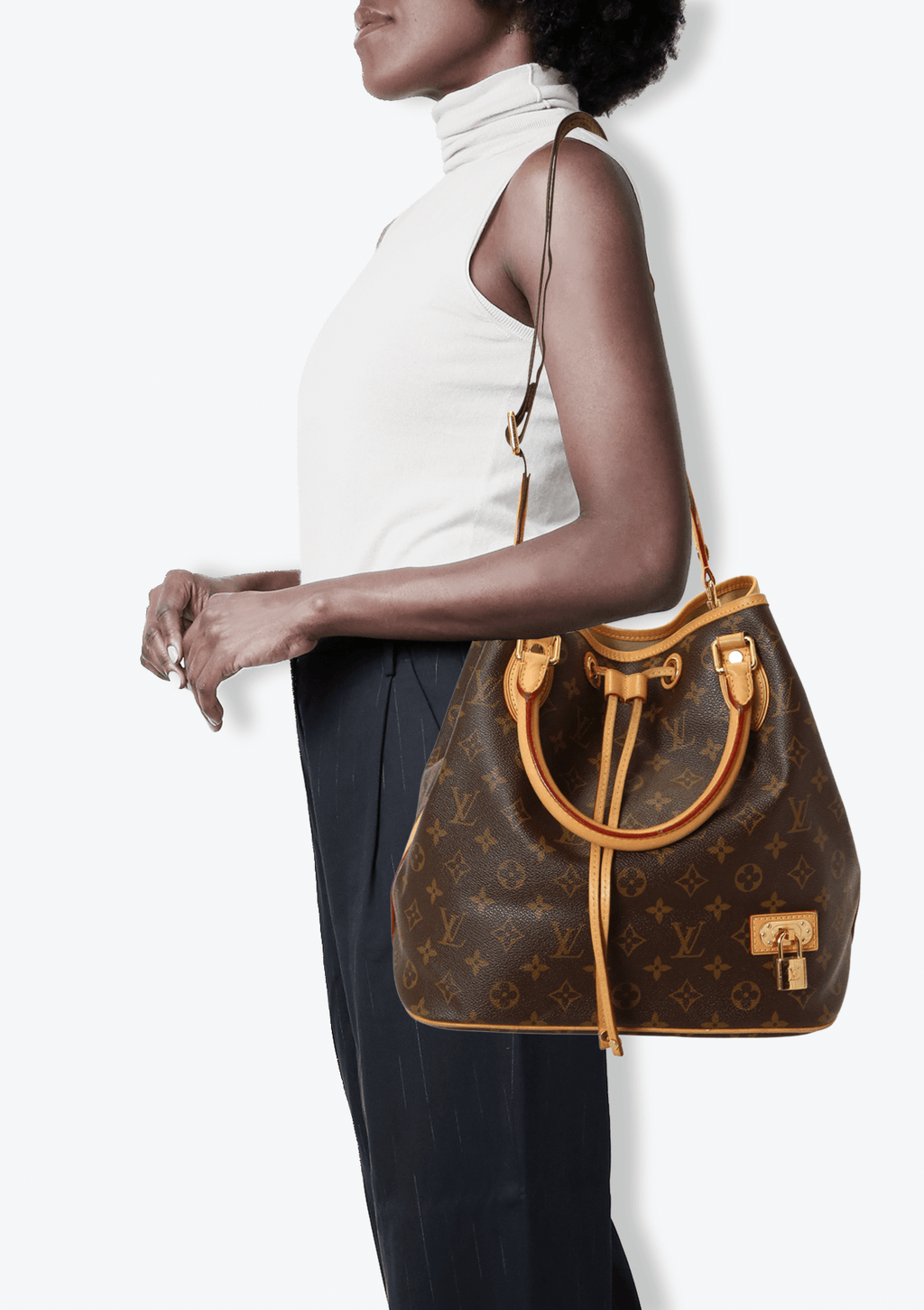 Bolsa Louis Vuitton Monogram Neo Bucket Bag Marrom Original – Gringa