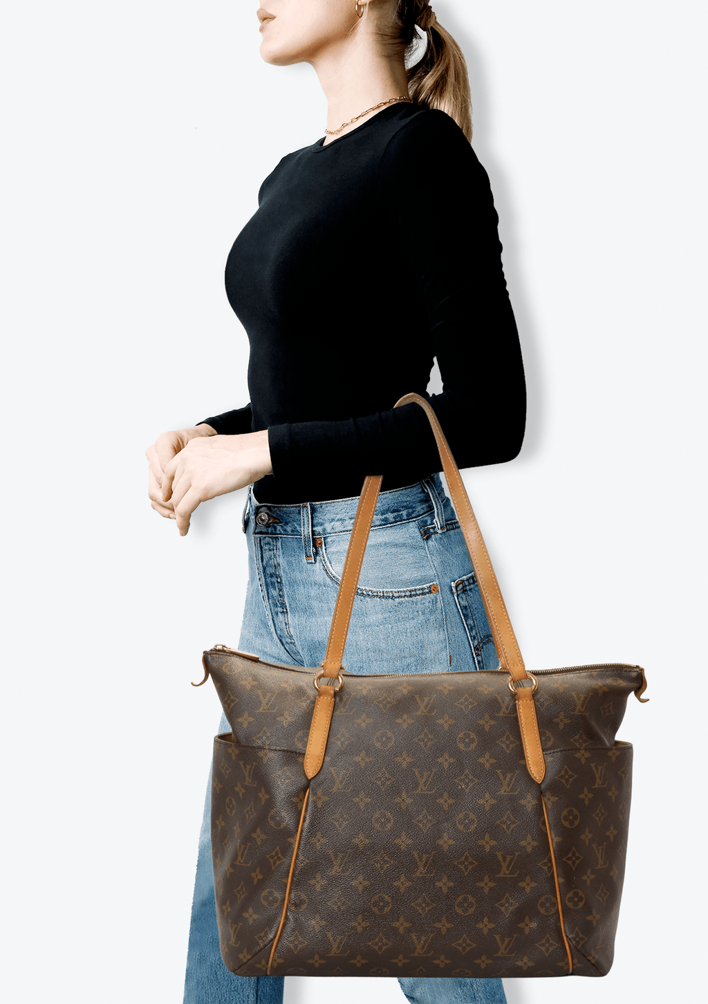 Bolsa Louis Vuitton Totally MM, Canvas