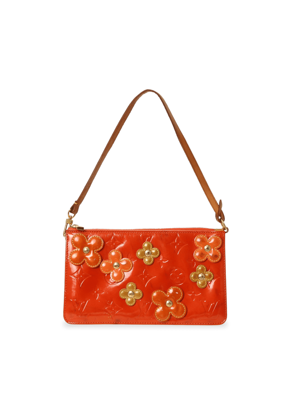 MONOGRAM VERNIS FLEURS LEXINGTON POCHETTE