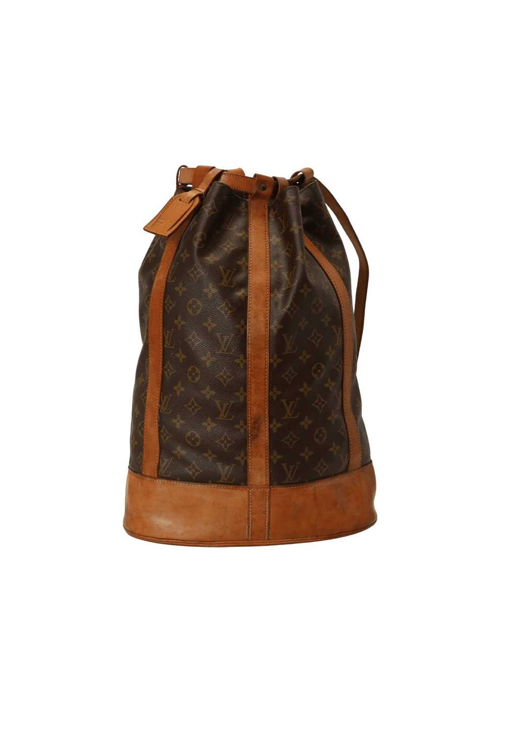 Louis Vuitton Monogram Randonnee GM Drawstring Sling Backpack Hobo 1015lv37