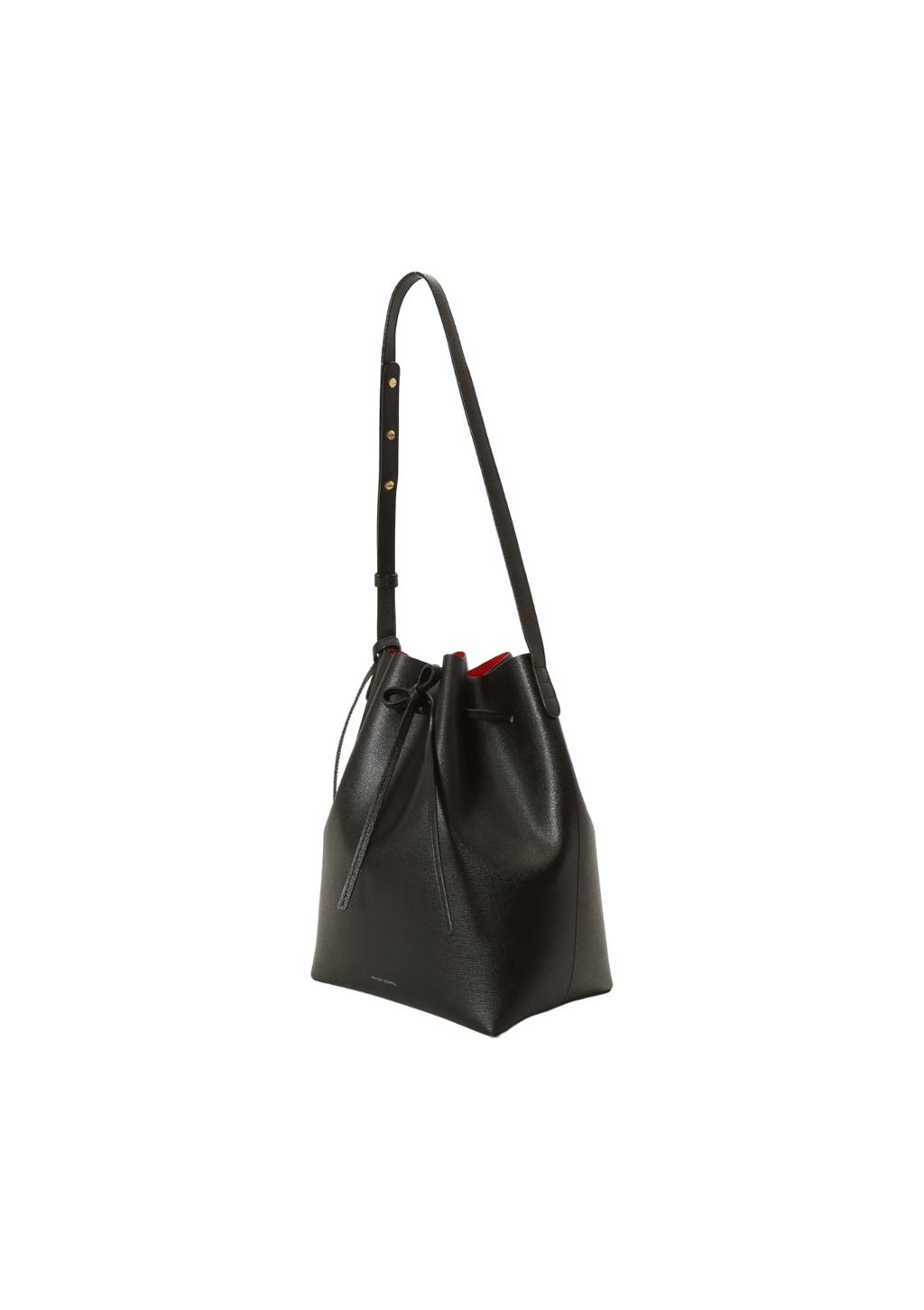 Bolsa Mansur Gavriel Leather Bucket Bag Preta Original Gringa