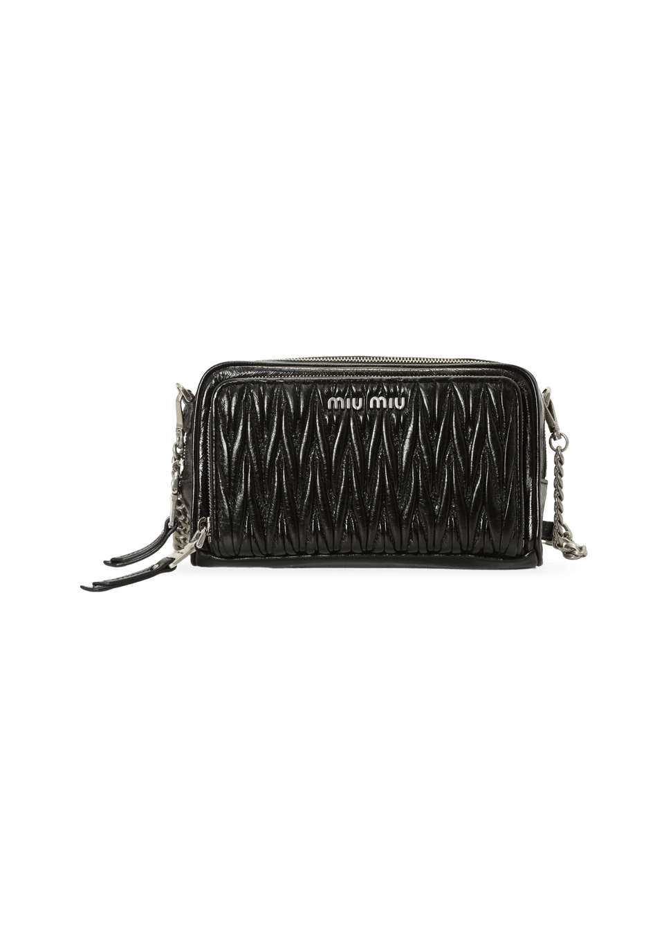 VITELLO SHINE DOUBLE ZIP BAG