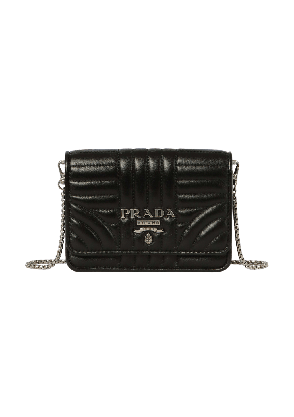 Bolsa Prada Diagramme Wallet On Chain Preto Original Gringa