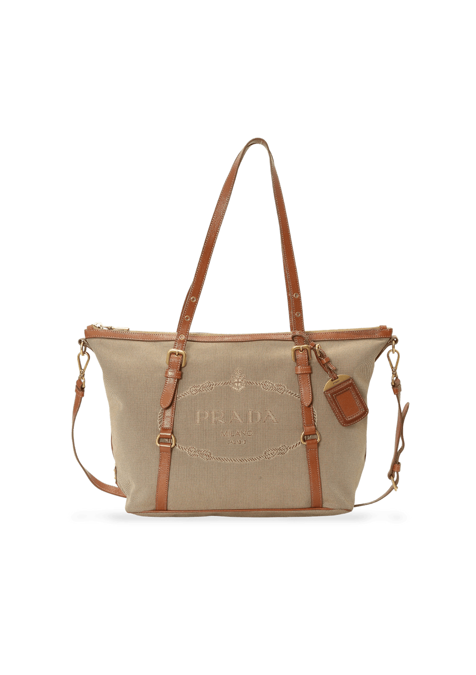 JACQUARD LOGO TOTE BAG