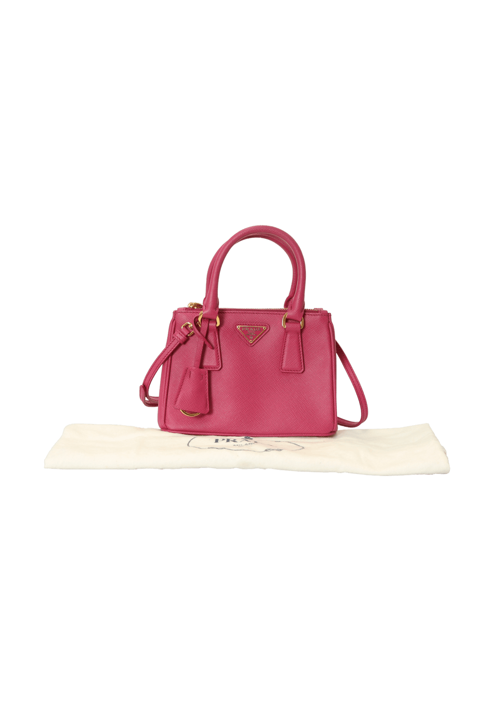 Lançamento Bolsa PRADA Double Bag Rosa - Linha TOP PREMIUM - comprar online