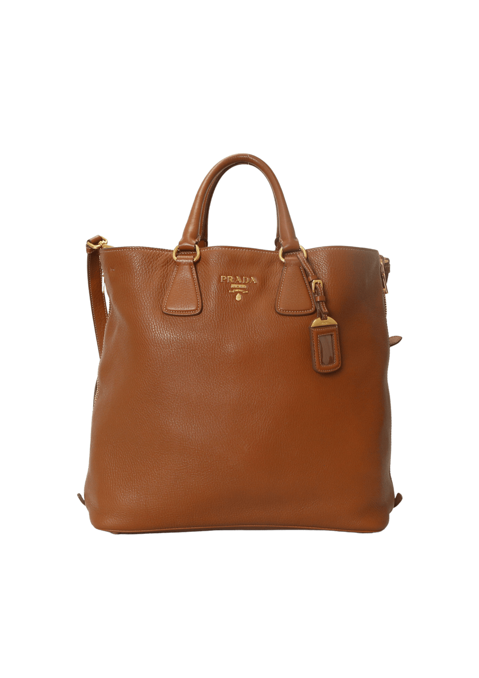 VITELLO DAINO ZIP SHOPPER TOTE