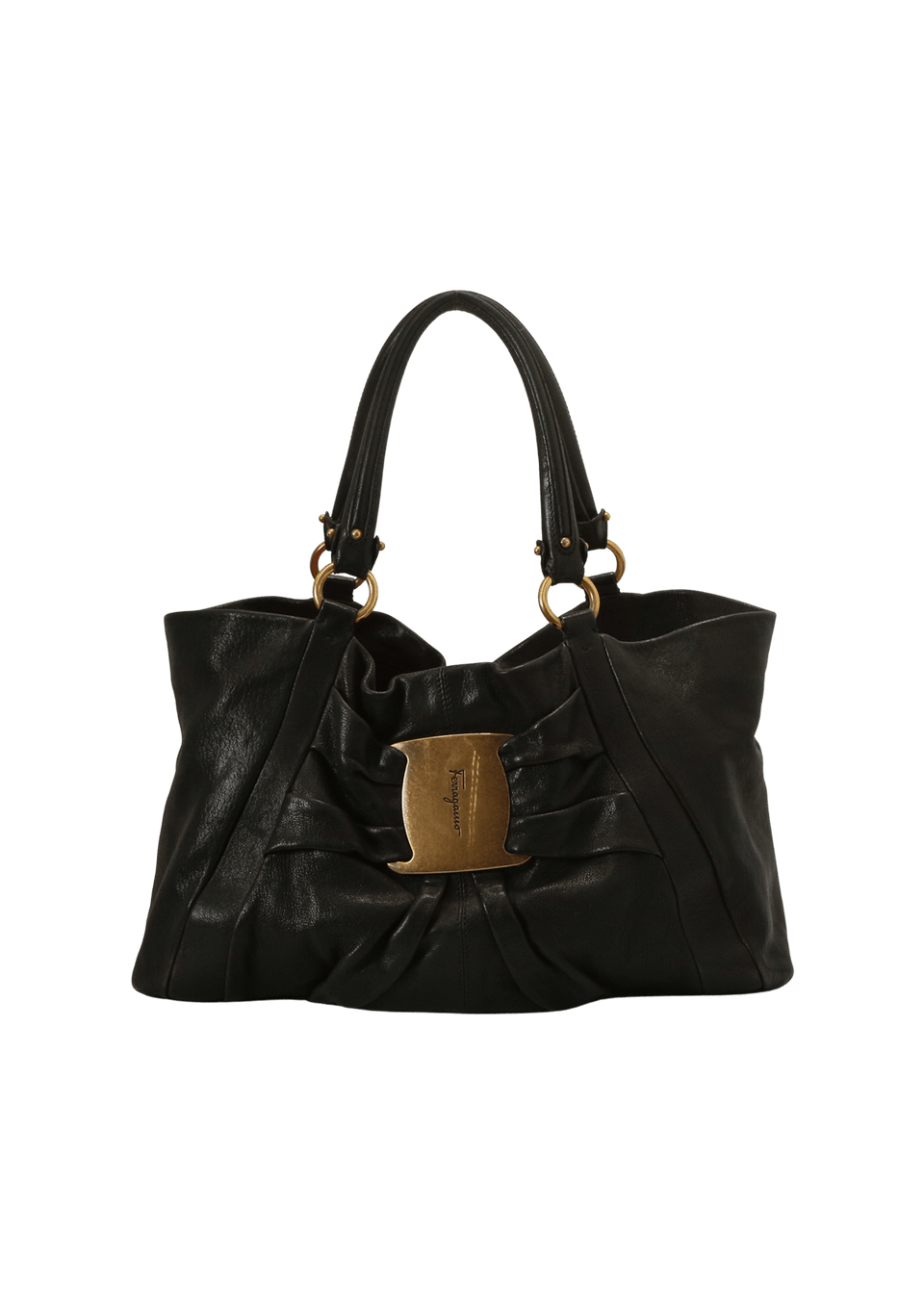 LEATHER HANDLE BAG