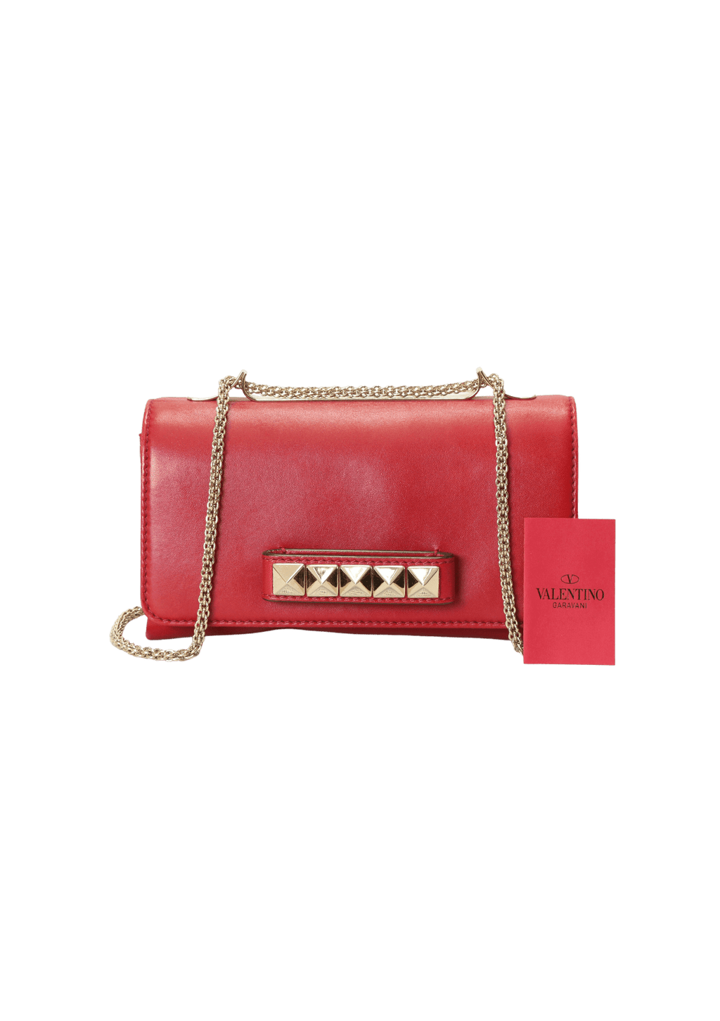 Red Valentino Rockstud Va Va Voom Crossbody Bag