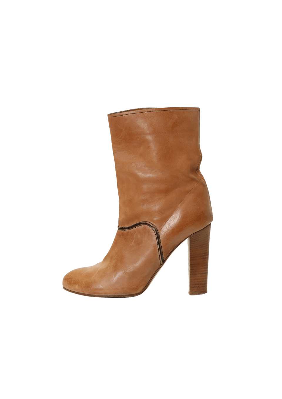 LEATHER BOOTS 35