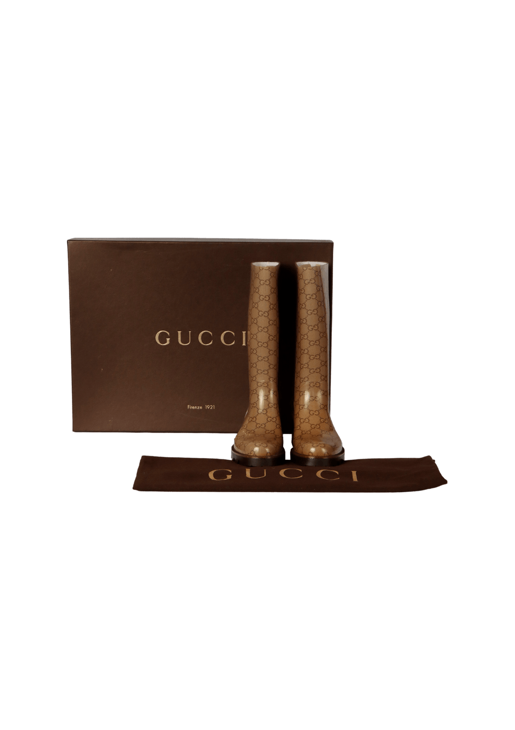 Gucci fabric & rubber boots Clearance