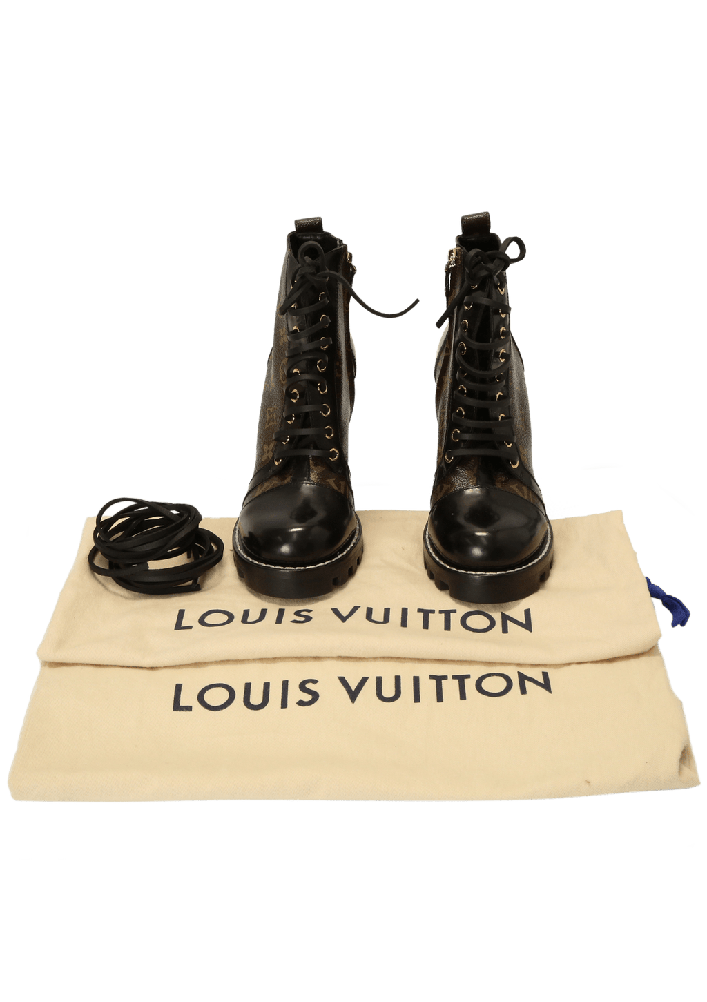 Bota Louis Vuitton Star Preta