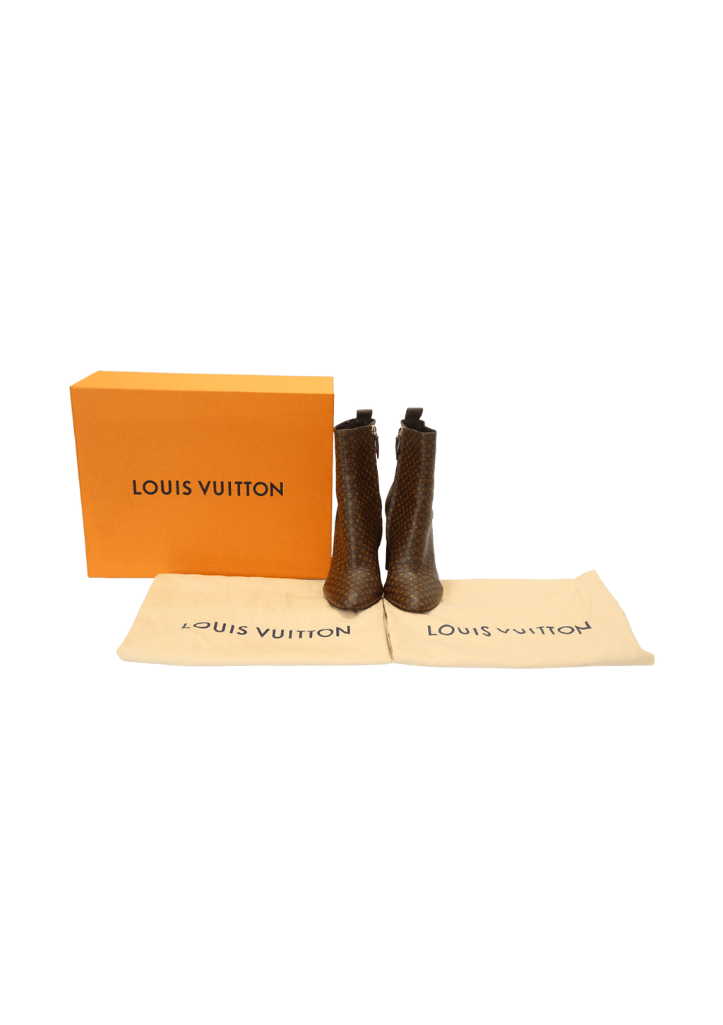 Bota Louis Vuitton Monogram Wonderland 38 Marrom Original – Gringa