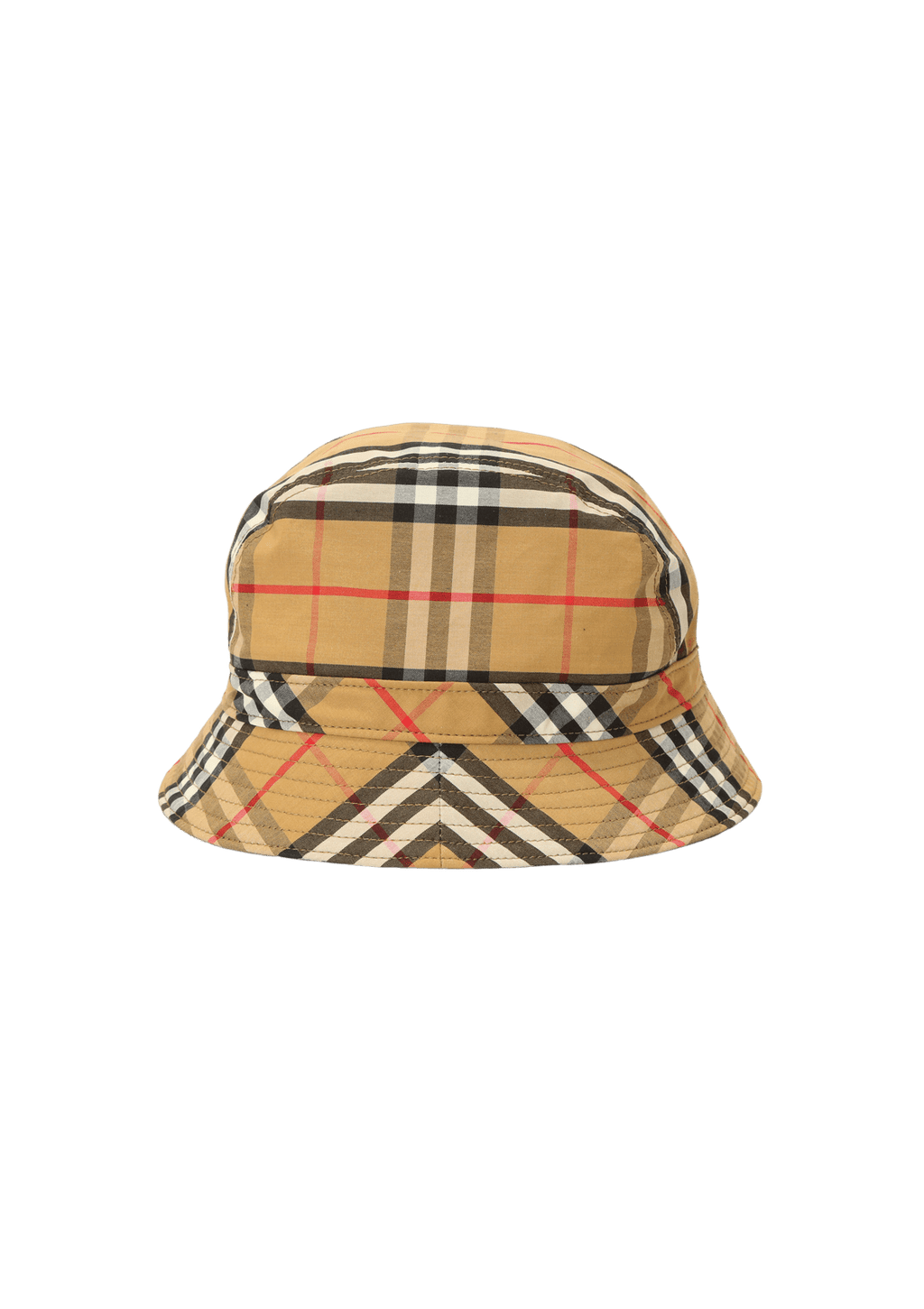 Bucket Burberry Reversible Nova Check Bucket Hat Bege Original Gringa