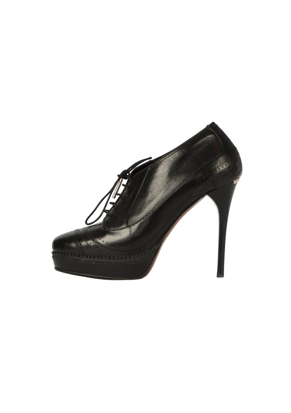 Burberry brogue best sale platform ankle boots