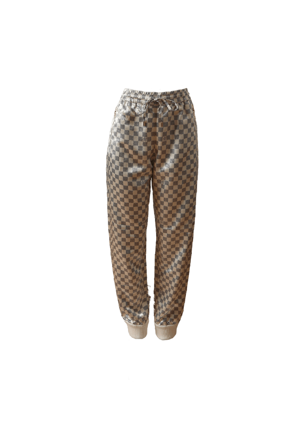 Louis Vuitton Calças neutras de corte alto - tamanho FR 34 Algodão  ref.1085182 - Joli Closet