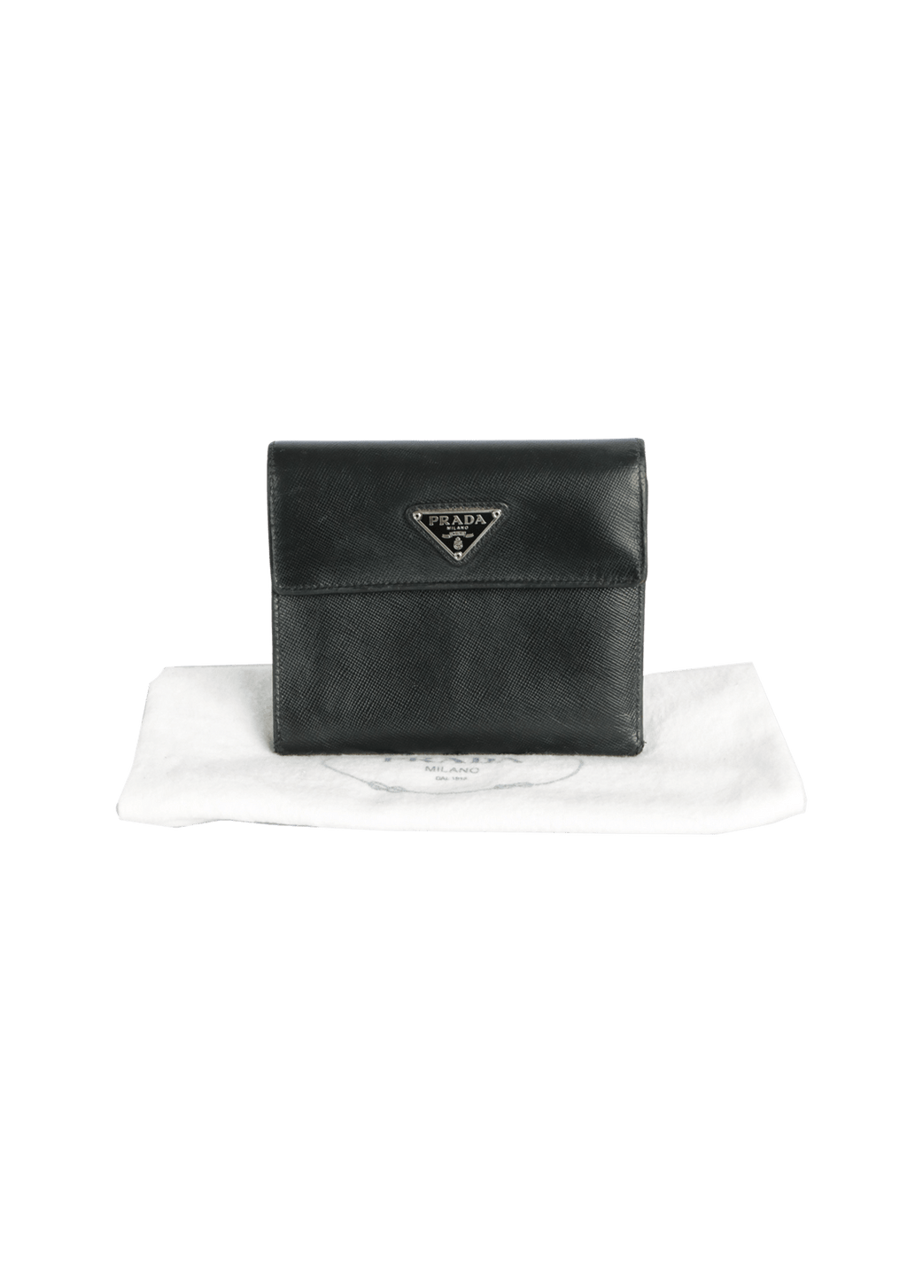Prada nylon wallet trifold Clearance
