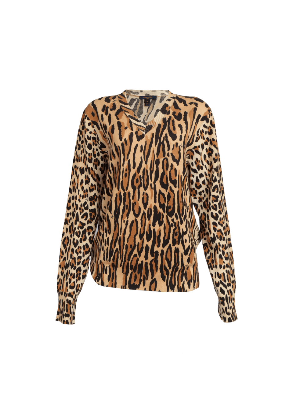 ANIMAL PRINT SWEATER M