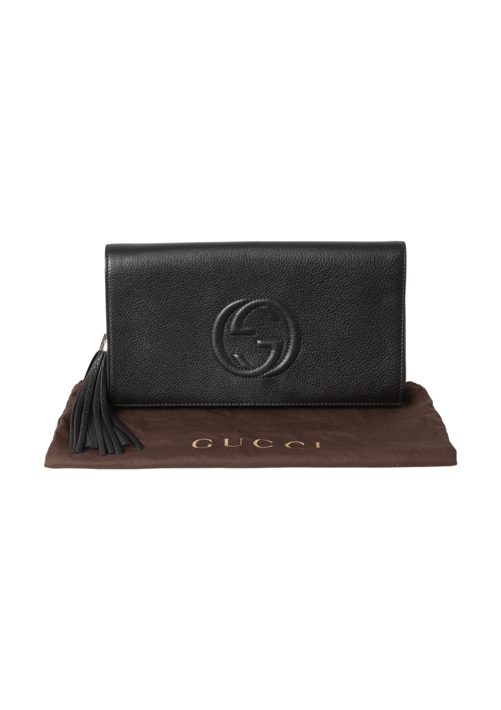 CLUTCH GUCCI SOHO PRETA Gringa