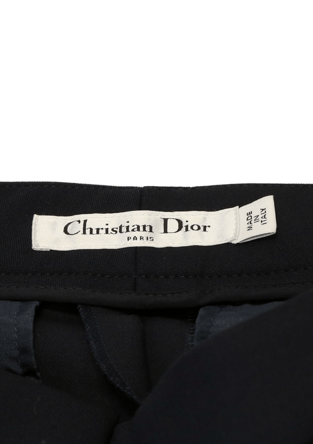 Calça Christian Dior Wool Tailored Trousers 36 Azul Original – Gringa