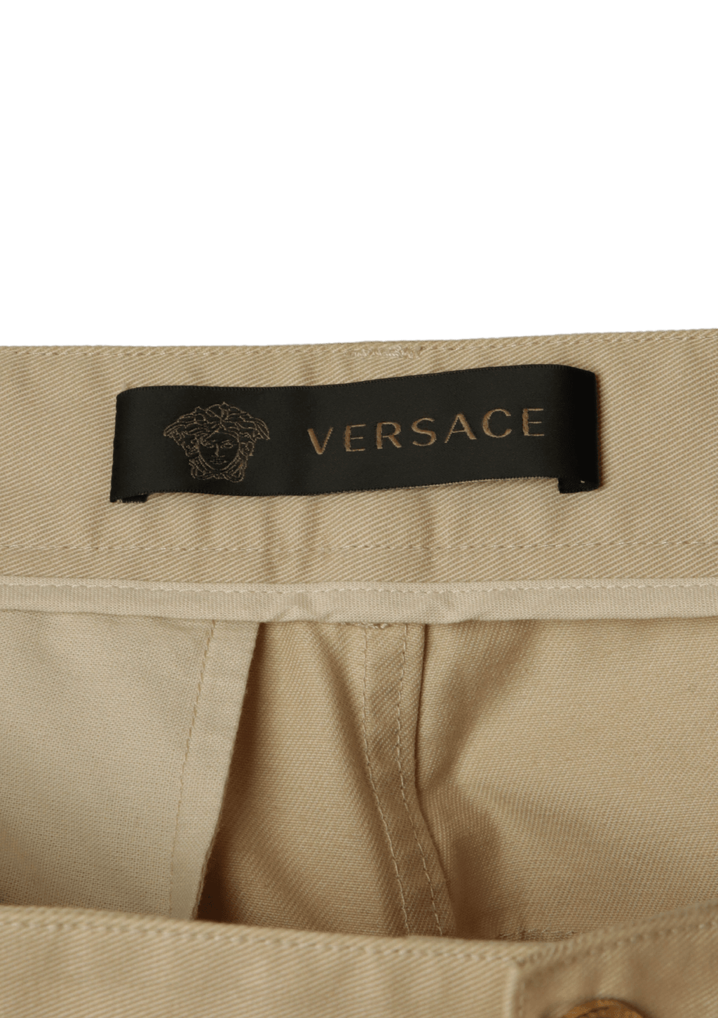 Calça Versace Pants 42 Bege Original Gringa