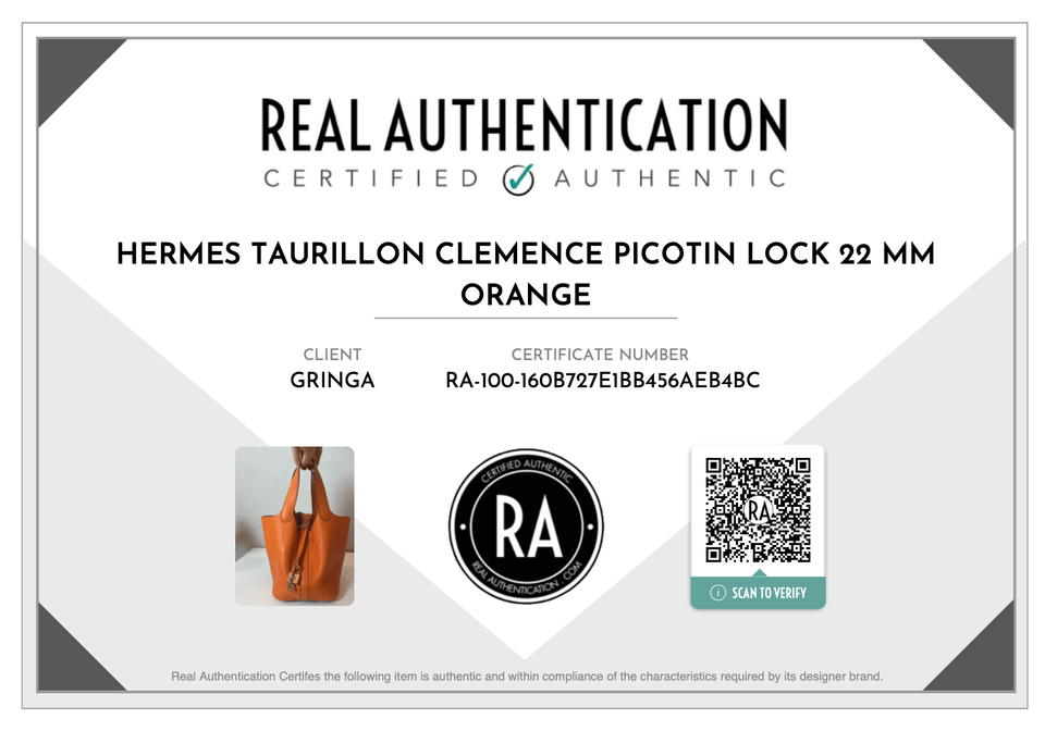 TAURILLON CLEMENCE PICOTIN LOCK 18 ORANGE