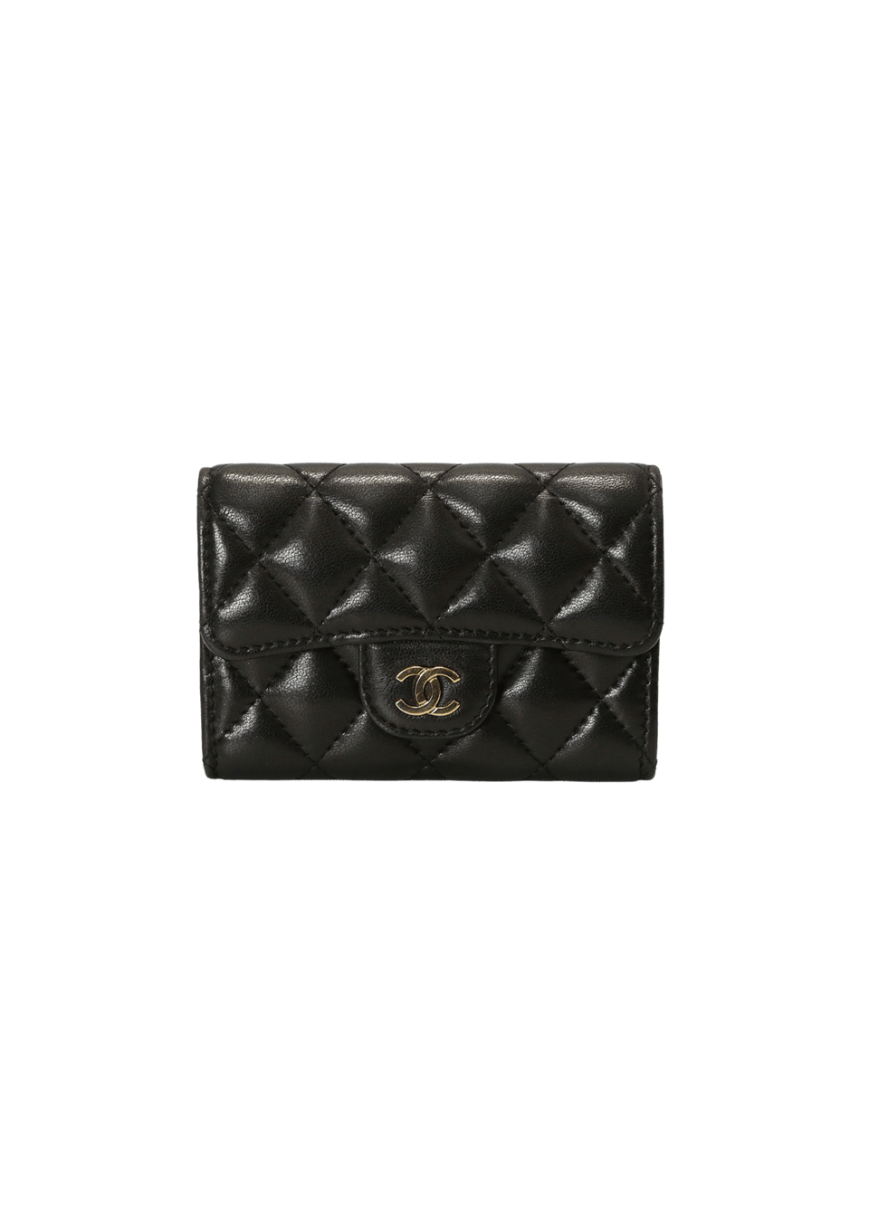 INTERLOCKING CC LOGO COMPACT WALLET