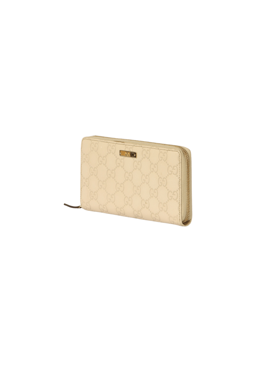 Carteira Gucci Guccissima Wallet OffWhite Original Gringa