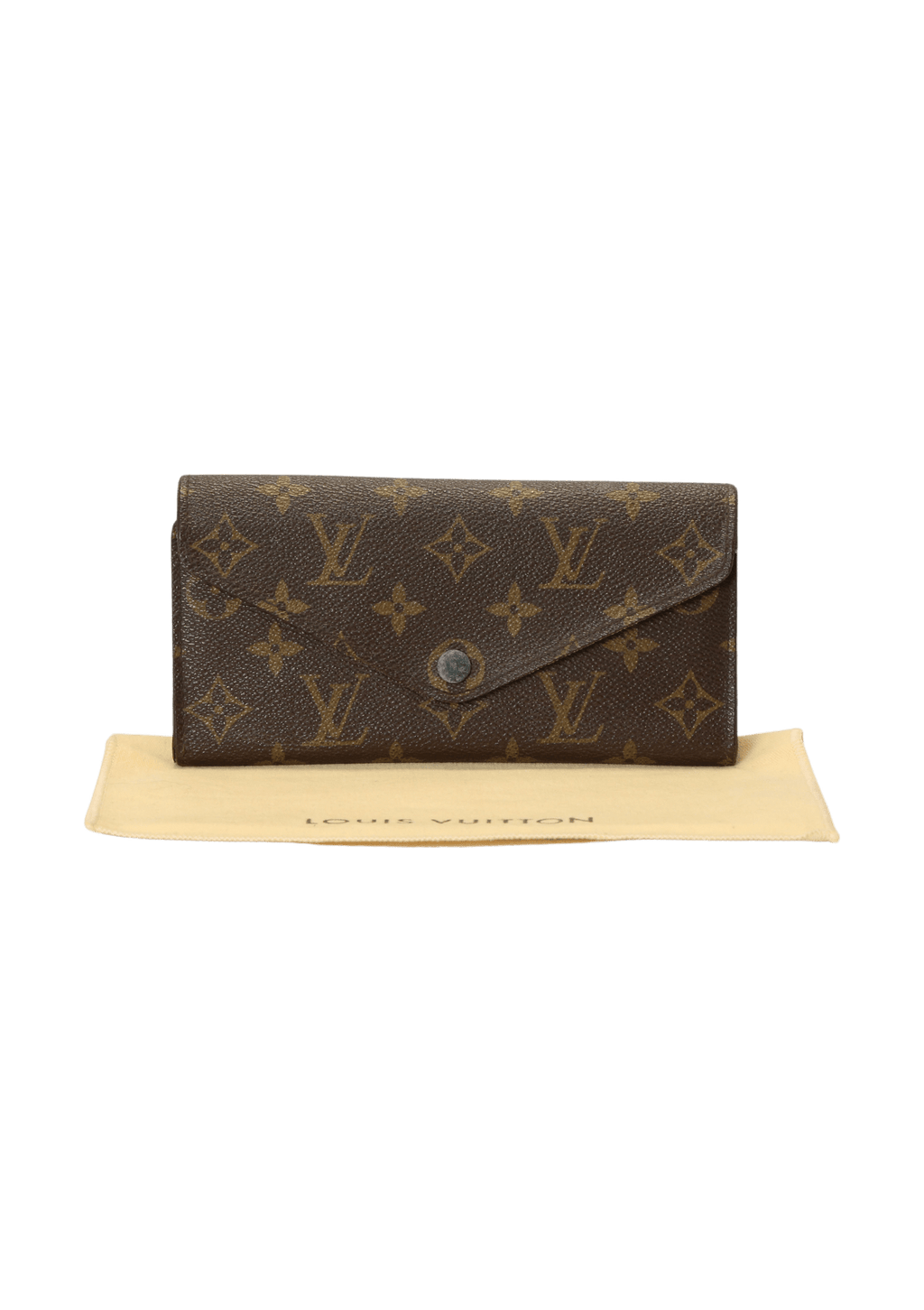 Louis Vuitton Josephine Monogram Canvas Wallet Brown