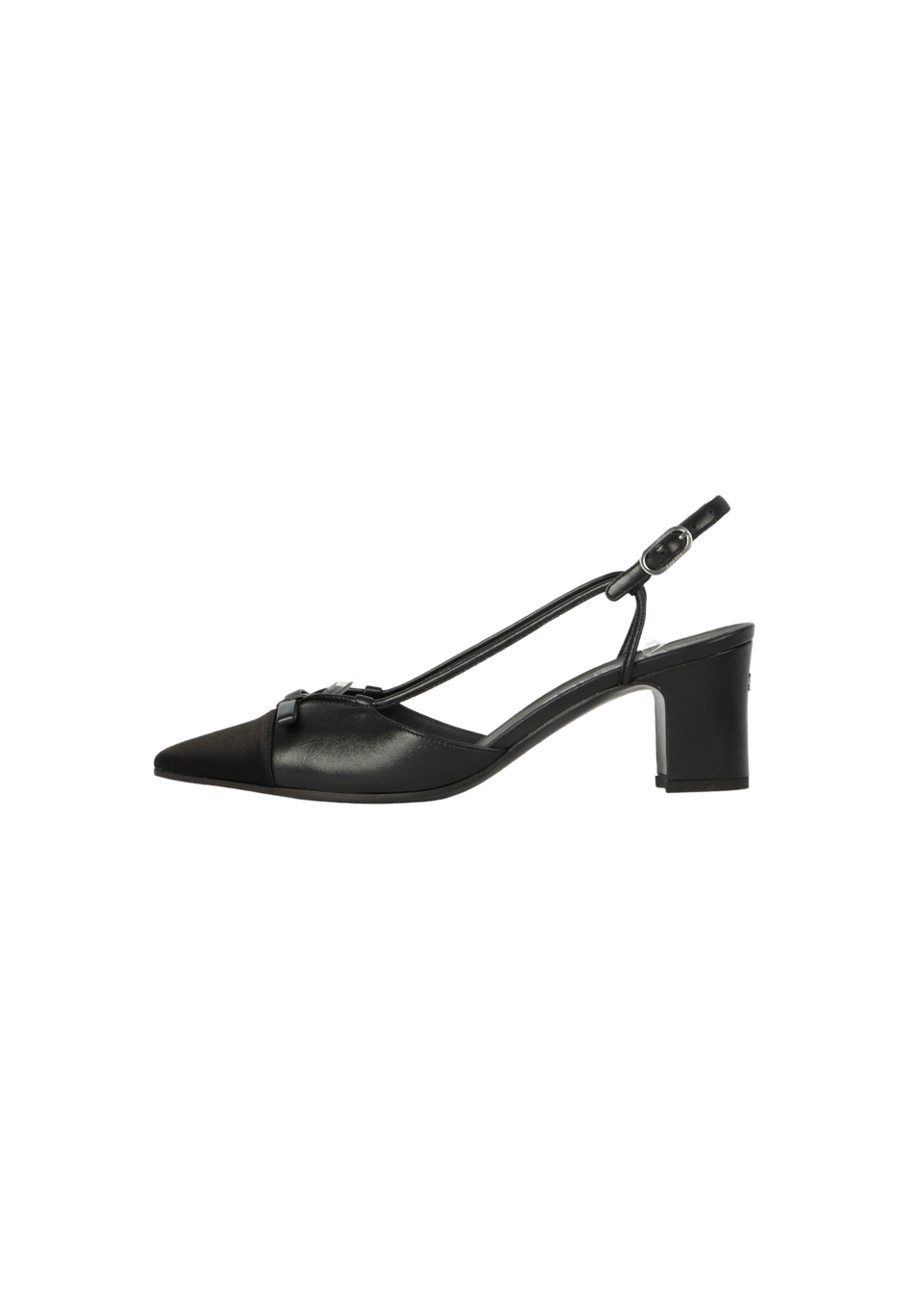 CC SLINGBACK CAP TOE BOW PUMPS 36