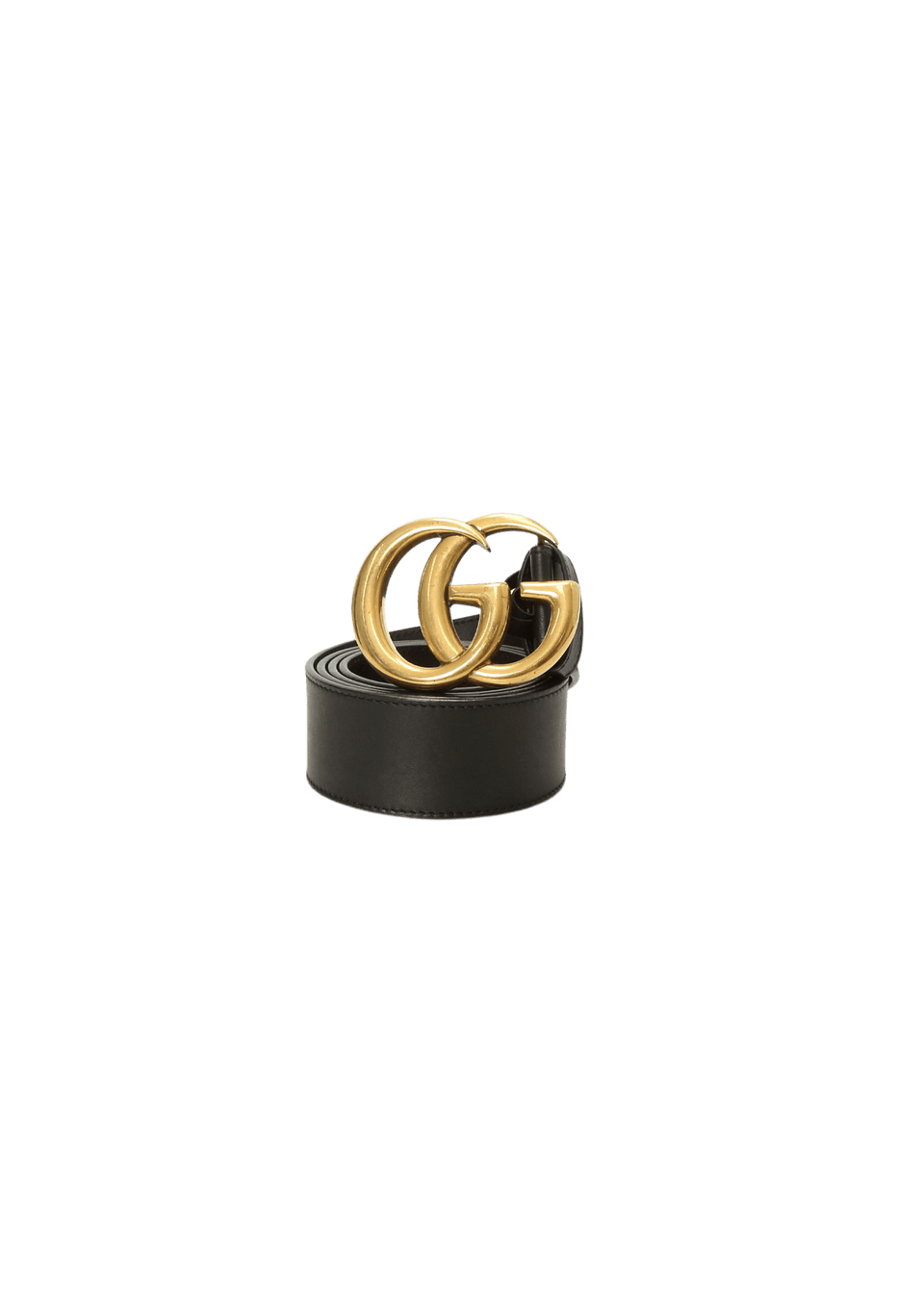 DOUBLE G LOGO CALFSKIN BELT