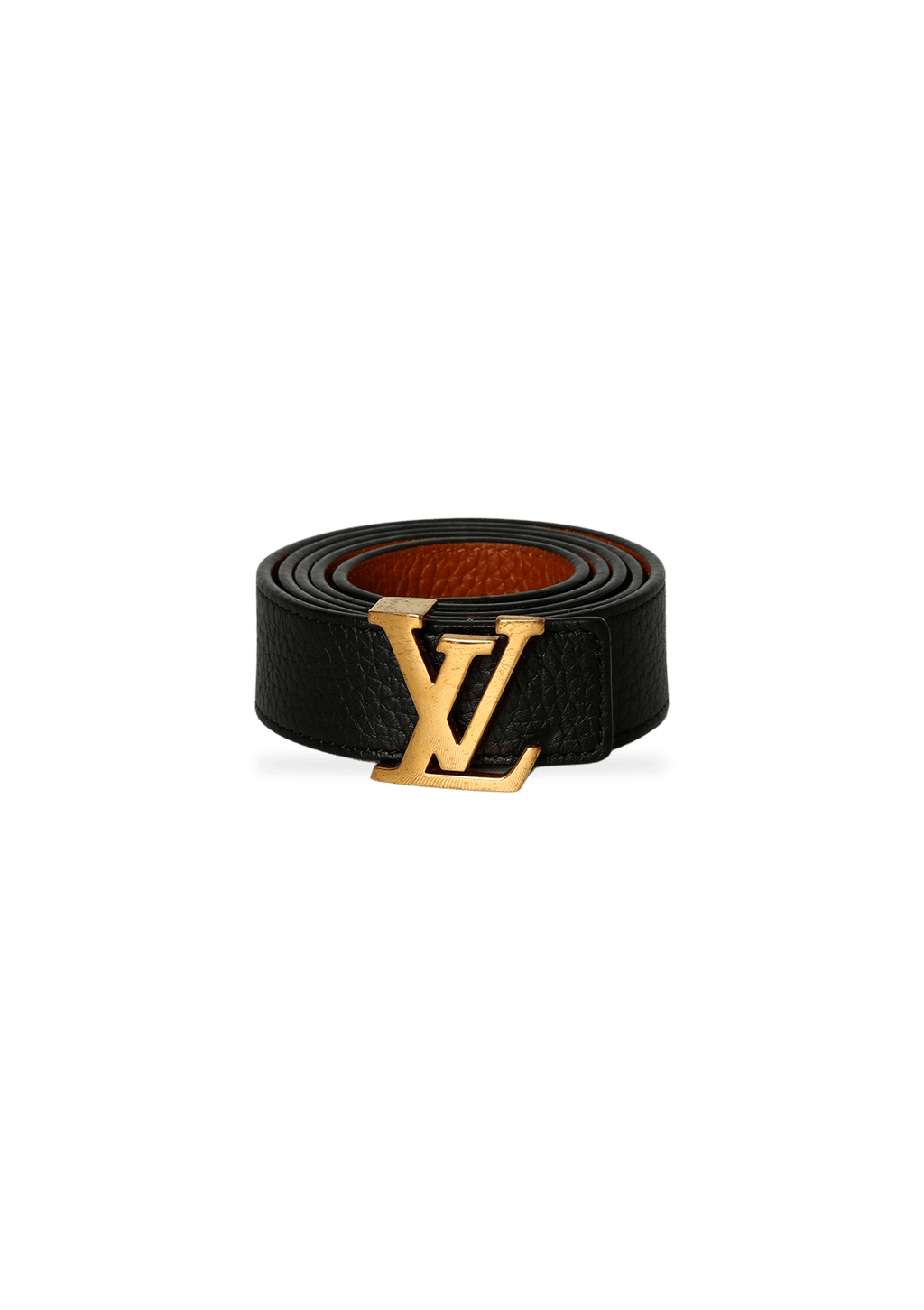 Cinto Louis Vuitton Initials Preto