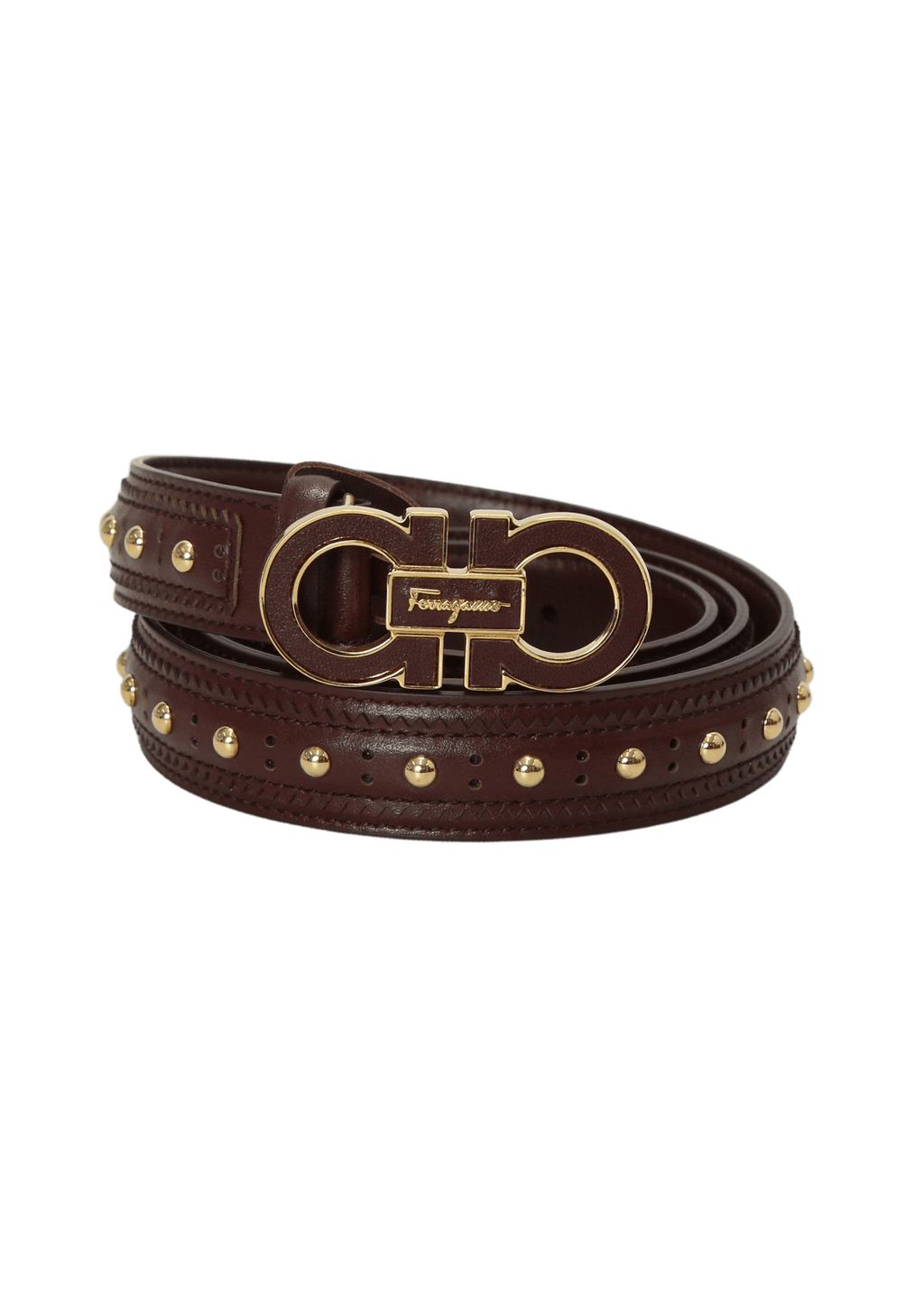 Ferragamo sales studded belt