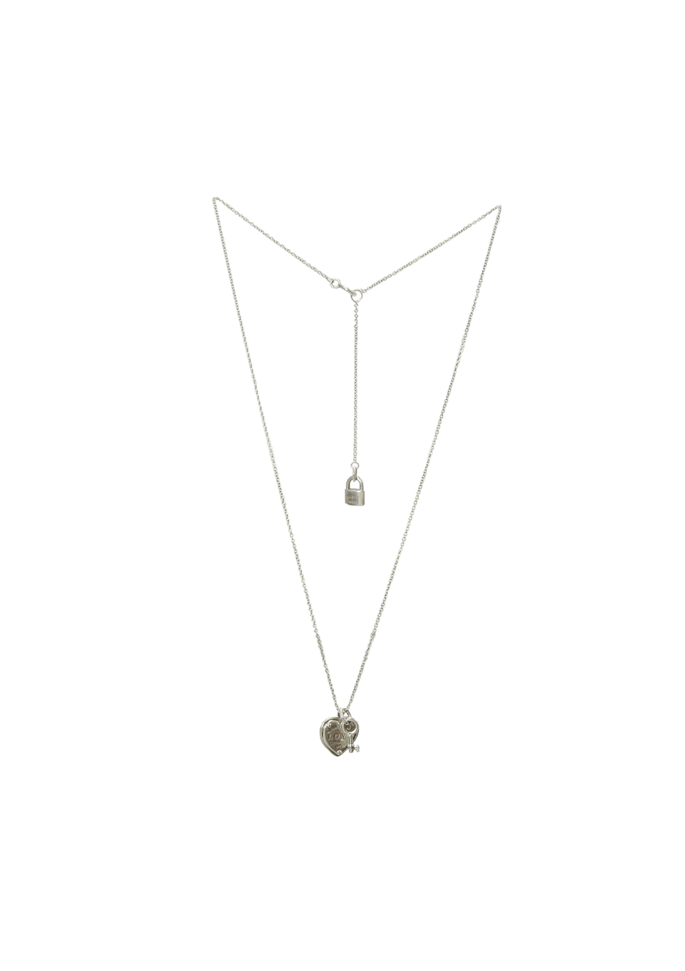 KEY HEART NECKLCE