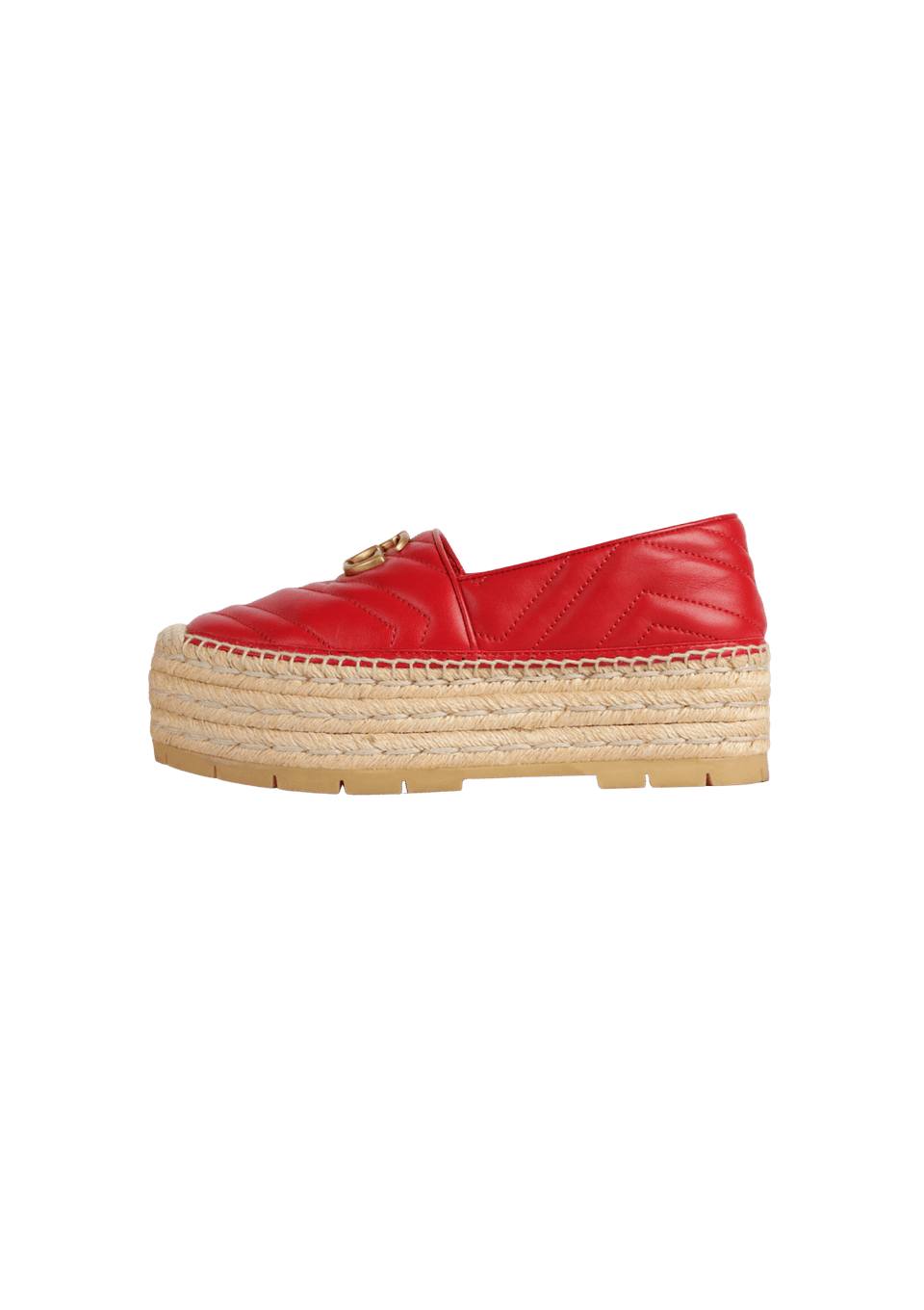 DOUBLE G PLATFORM ESPADRILLES 36