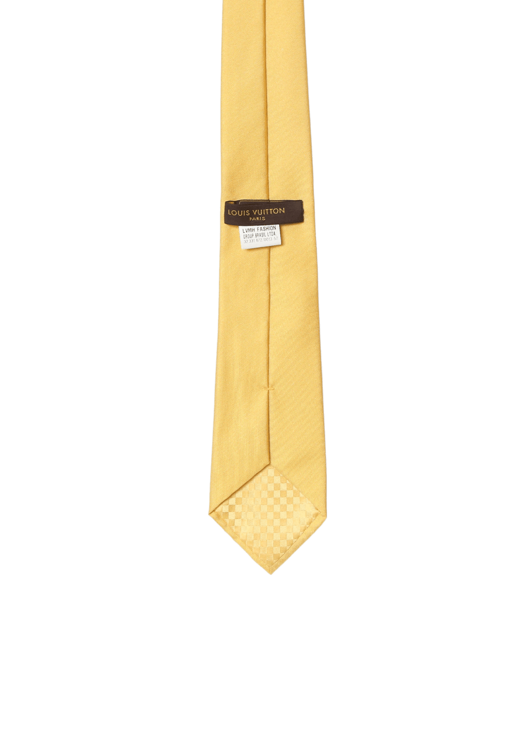 GRAVATA LOUIS VUITTON SILK TIE AMARELA ORIGINAL (00035959-ACLO) – Gringa