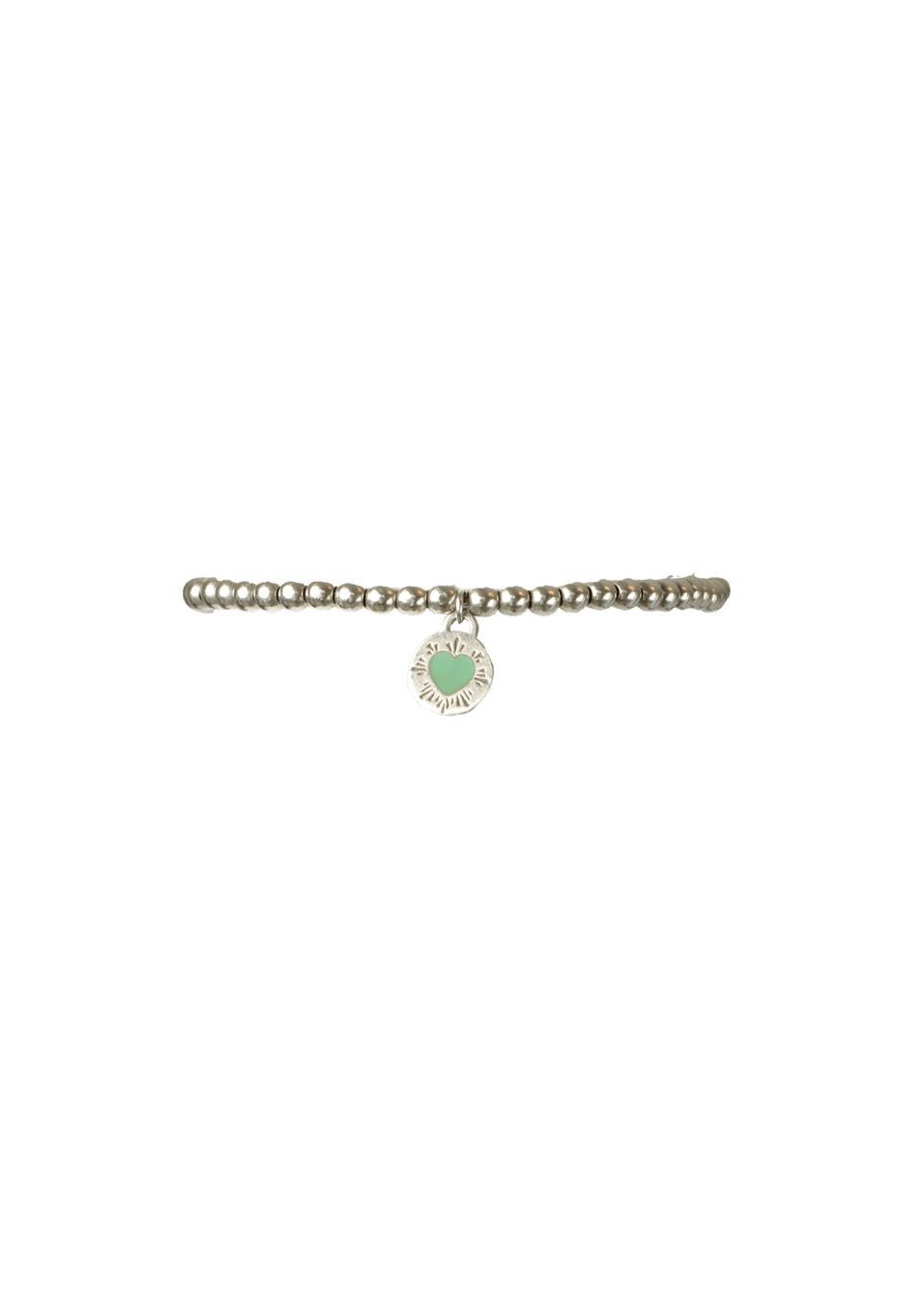 HEART TAG BEAD BRACELET