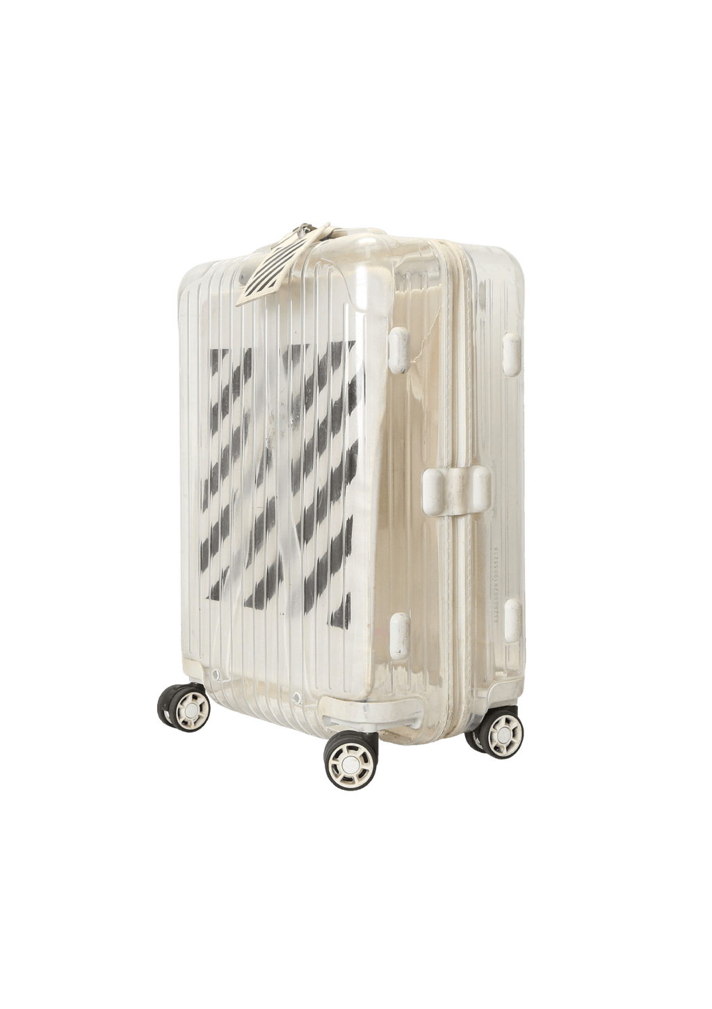 Mala OffWhite X Rimowa See Through Case Trolley Branca Original Gringa