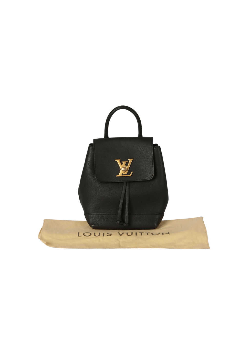 Mochila Louis Vuitton Mini Lockme Backpack Preta Original – Gringa