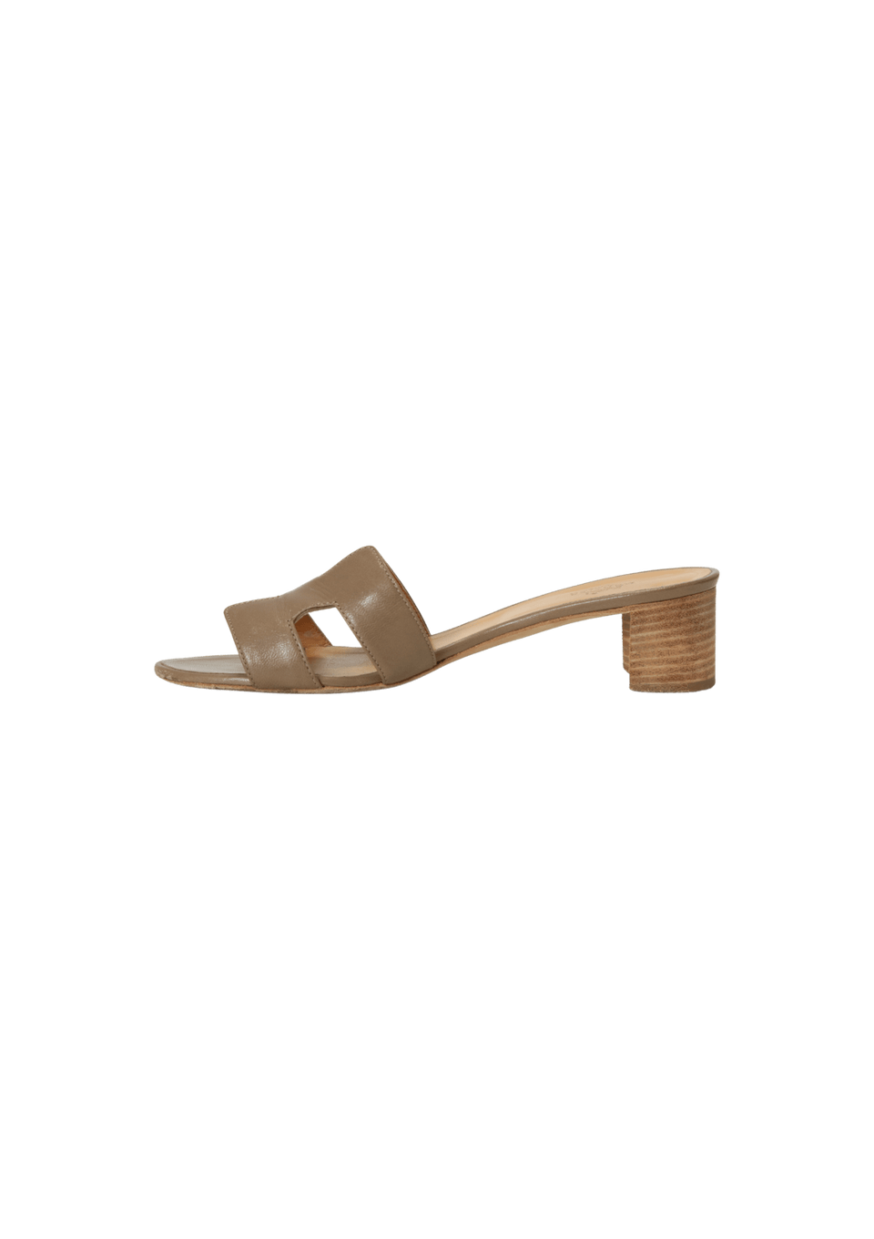 OASIS LEATHER SLIDES 39,5