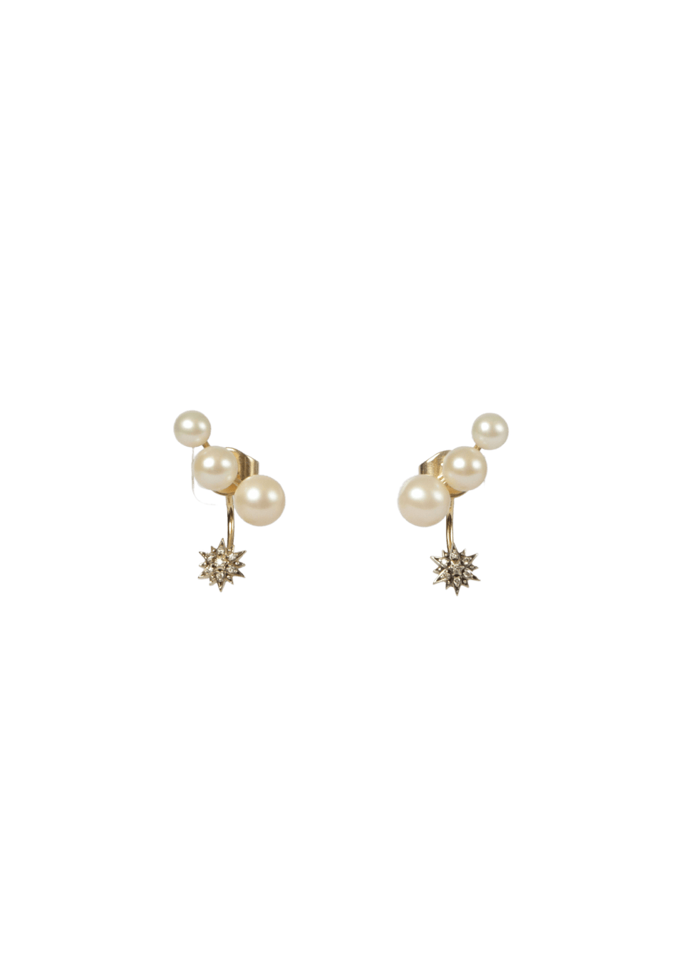 ESTRELA - PÉROLA DOS GÊNESIS 18K EARRINGS