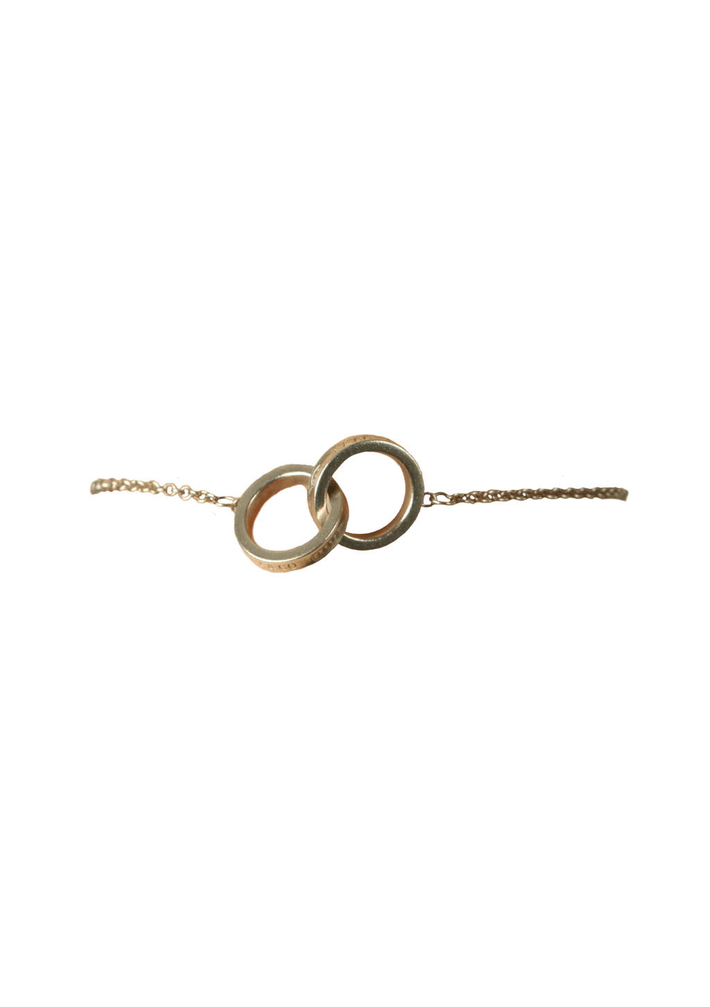 Tiffany interlocking 2025 circles bracelet