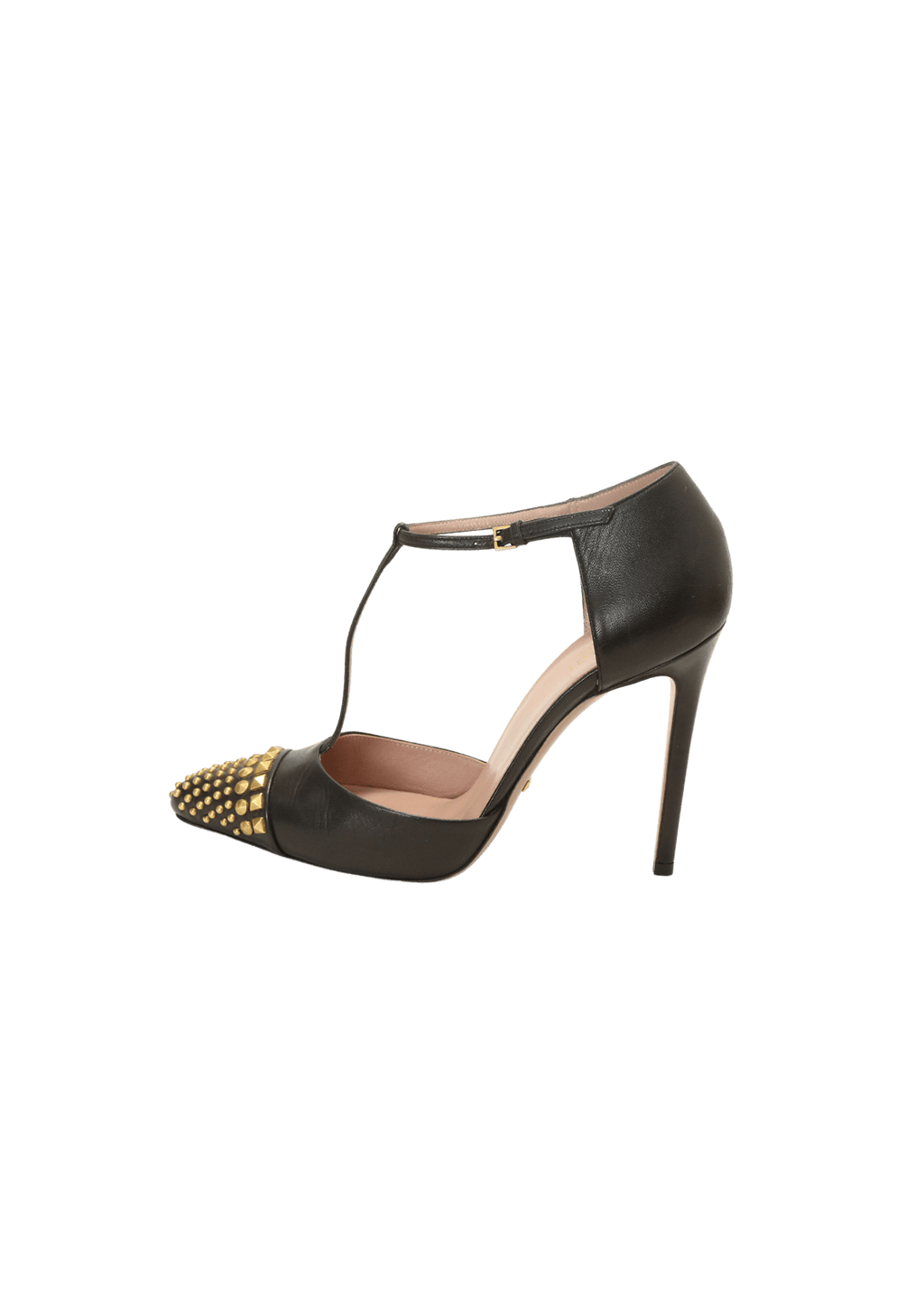 Gucci top studded pumps