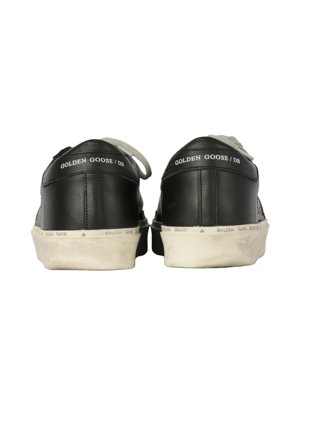 SAPATO GOLDEN GOOSE HI STAR LOW TOP SNEAKERS 39 PRETO ORIGINAL