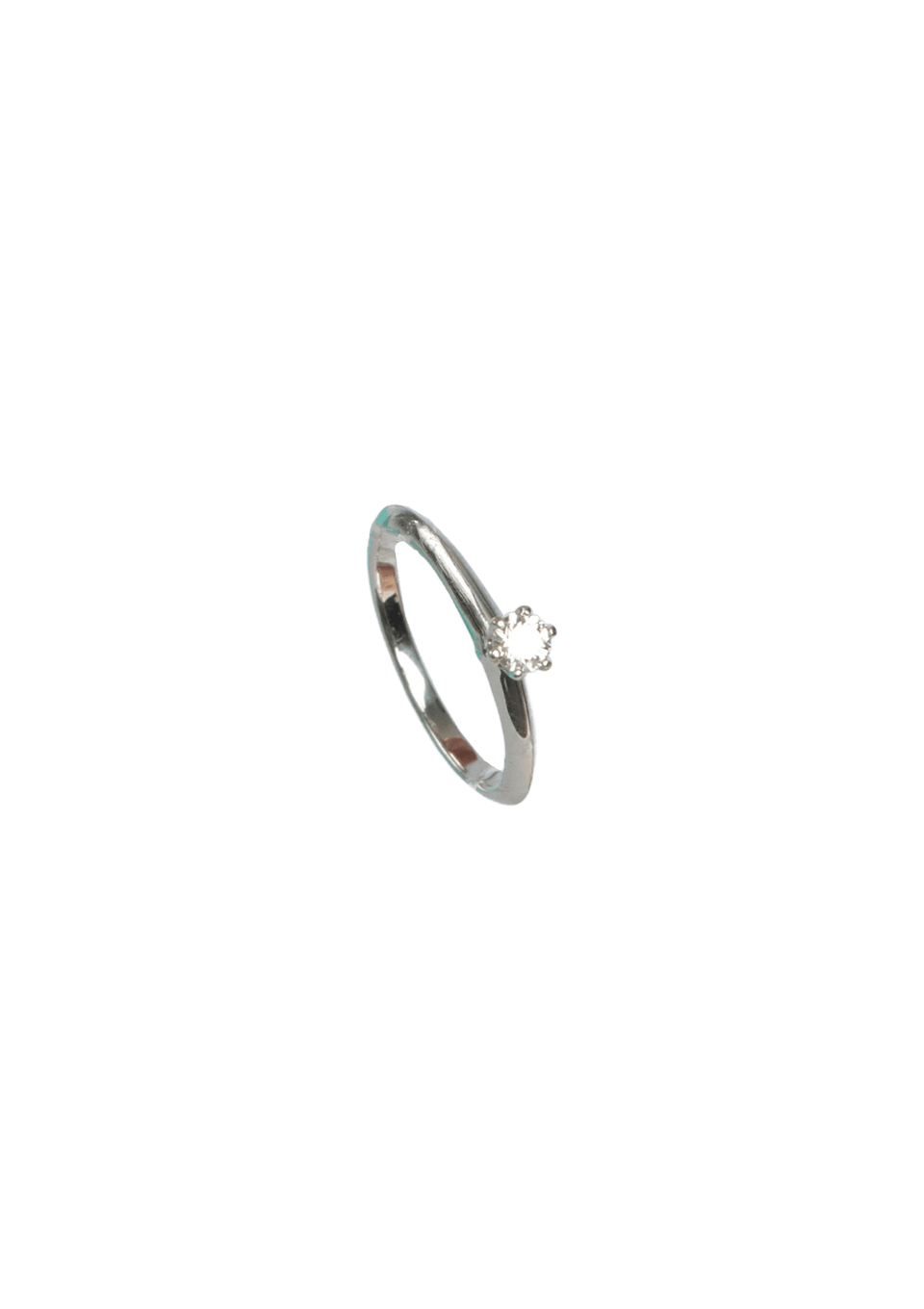 PLATINUM DIAMOND TIFFANY® SETTING ENGAGEMENT RING 0.18CT