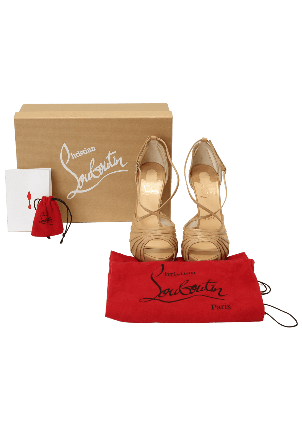 Sand lia Christian Louboutin Filamenta 120 36 Bege Original Gringa