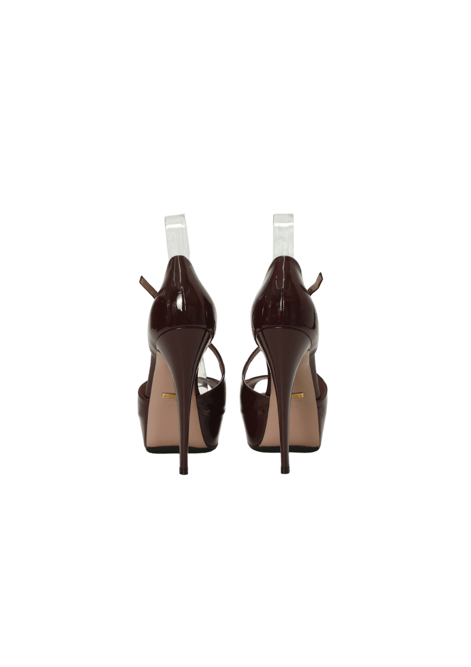 PATENT LEATHER SANDALS 36.5