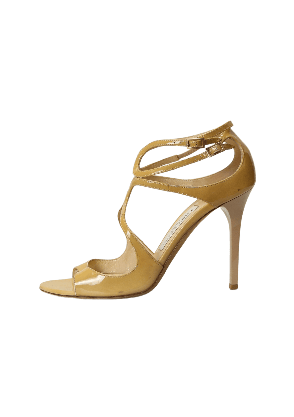 Sandália Jimmy Choo Lang Sandals 37 Bege Original – Gringa